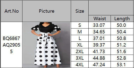 Ritz Dress - Black/White