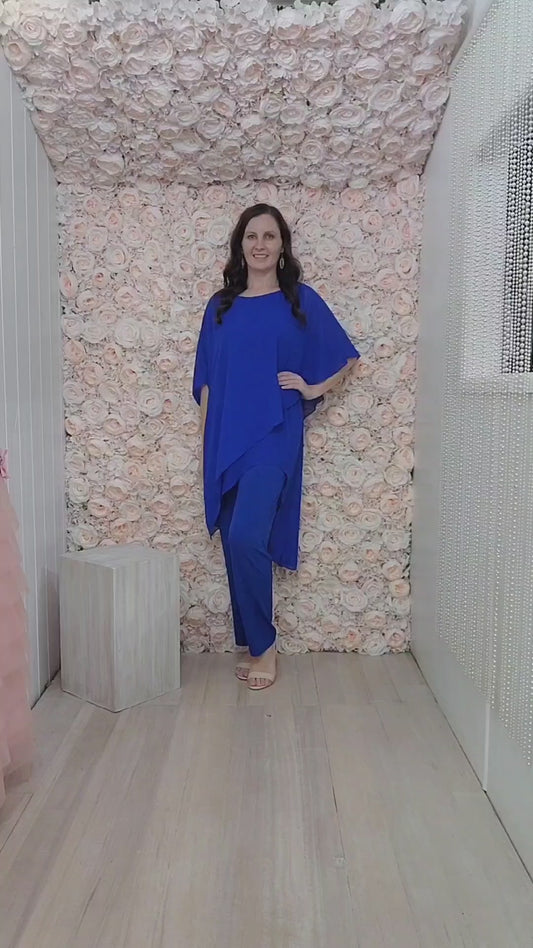 Cobalt Tilly Soft Knit Jumpsuit