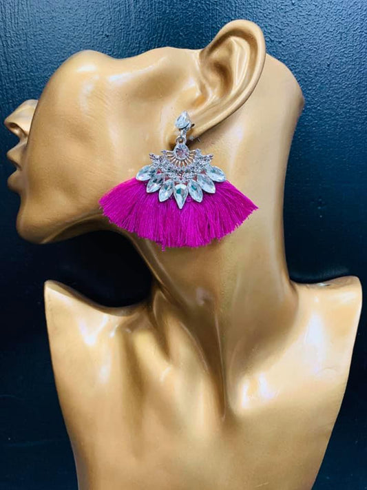 Amelia Earring (magenta)